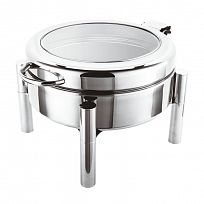Chafing dish round solid alcohol heating