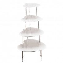 Cake stand heart culumn