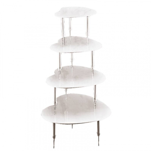 Cake stand heart culumn