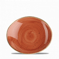Овальная тарелка купе 16 cm