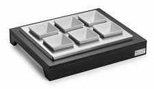 Espositore refrigerato 6 ciotole porcellana