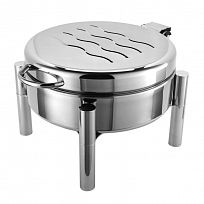 Chafing dish round solid alcohol heating