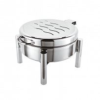 Chafing dish round solid alcohol heating