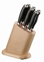 Ceppo legno 6 pezzi cucina