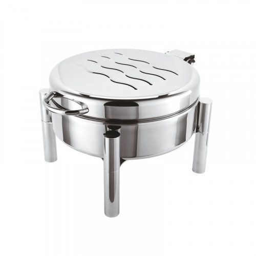 Chafing dish round solid alcohol heating