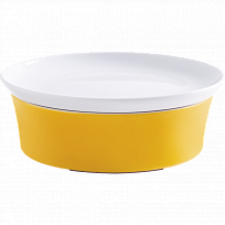 Magic Grip Kitchen Auflaufform mit Deckel 21 cm orangegelb