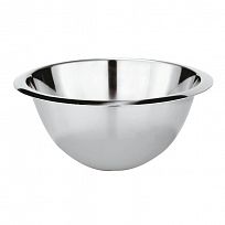 Hemispherical mixing bowl